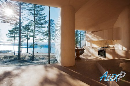 Дом у озера руками архитекторов Atelier Oslo